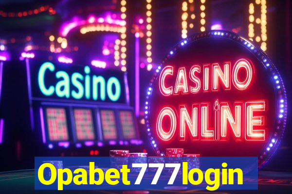 Opabet777login