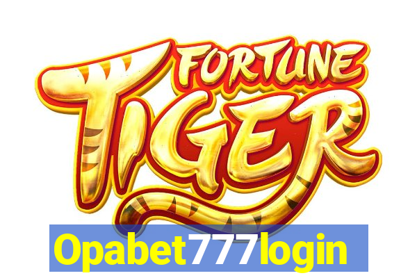 Opabet777login